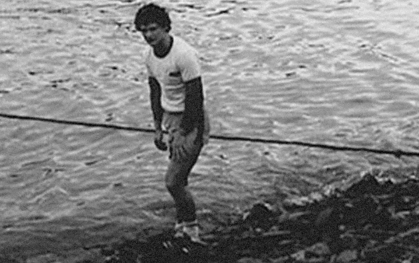 Terry Fox Dips Leg in Atlantic Terry Fox Dips Leg in Atlantic